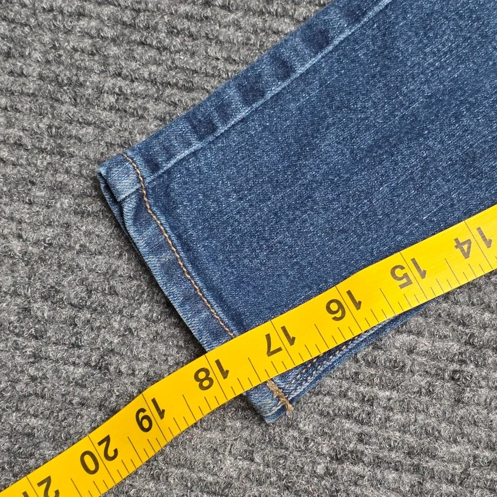 OshKosh Bgosh Jeans Boy's 5T Blue Denim Distressed Adjustable Waist Straight Leg